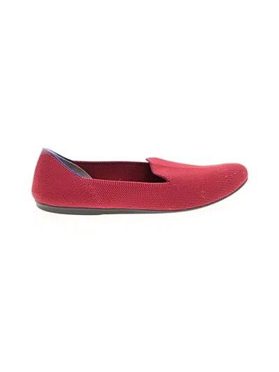 Pre-owned Rothys Flats In Red