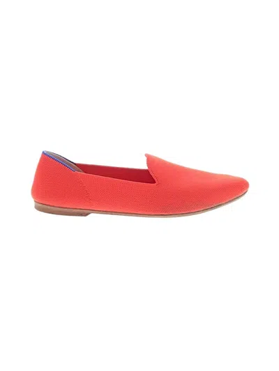 Pre-owned Rothys Flats In Red