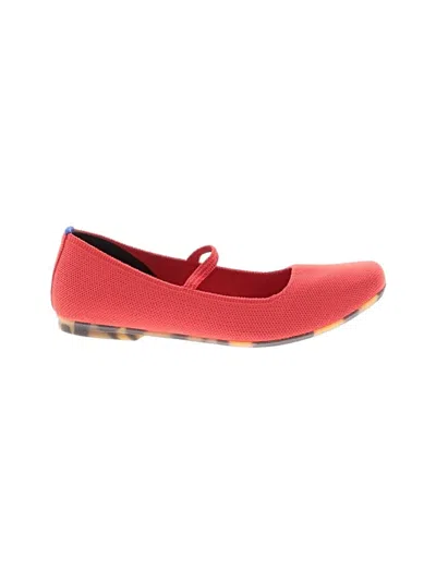Pre-owned Rothys Flats In Red