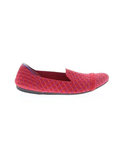 Pre-owned Rothys Flats In Red