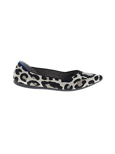 Pre-owned Rothys Flats In Silver