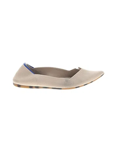 Pre-owned Rothys Flats In Tan