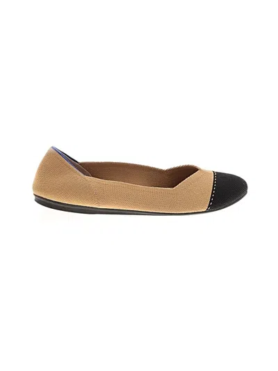 Pre-owned Rothys Flats In Tan