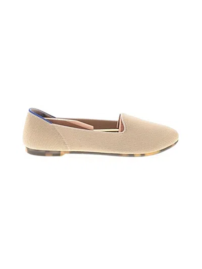 Pre-owned Rothys Flats In Tan