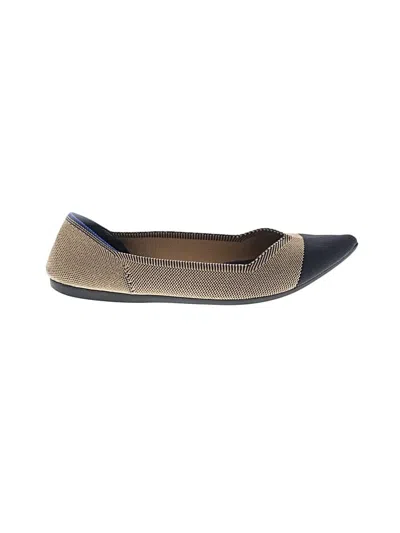 Pre-owned Rothys Flats In Tan