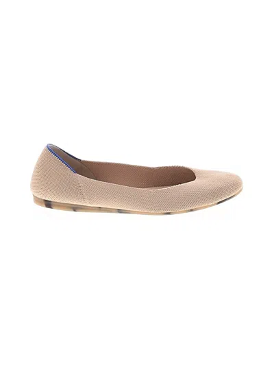 Pre-owned Rothys Flats In Tan