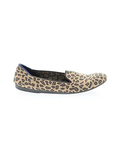 Pre-owned Rothys Flats In Tan