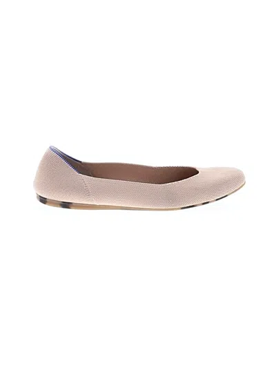 Pre-owned Rothys Flats In Tan