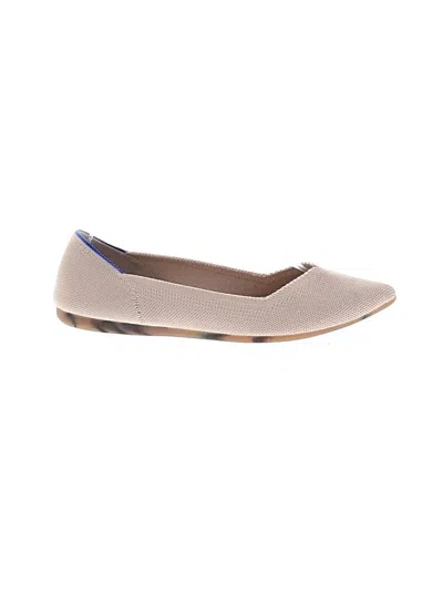 Pre-owned Rothys Flats In Tan