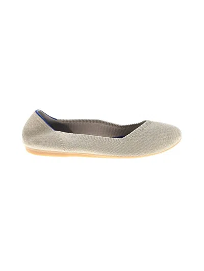 Pre-owned Rothys Flats In Tan