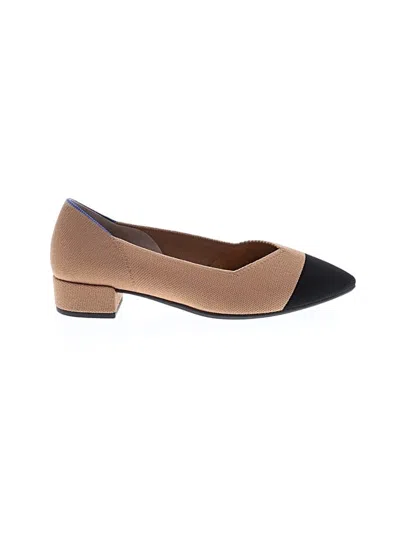 Pre-owned Rothys Flats In Tan
