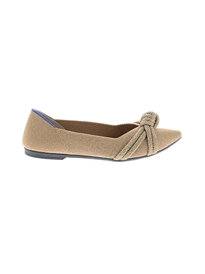Pre-owned Rothys Flats In Tan