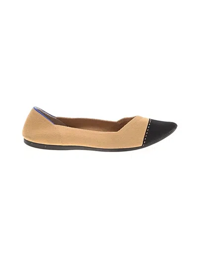 Pre-owned Rothys Flats In Tan