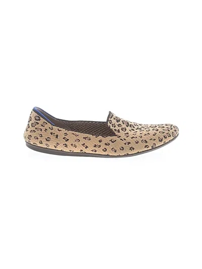 Pre-owned Rothys Flats In Tan