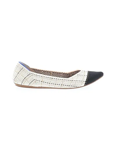 Pre-owned Rothys Flats In White