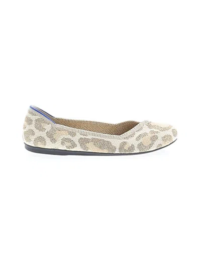 Pre-owned Rothys Flats In White