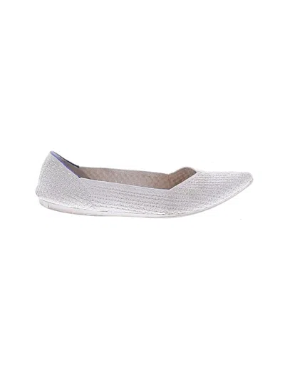 Pre-owned Rothys Flats In White