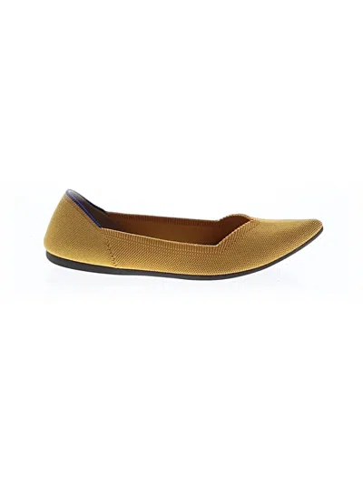 Pre-owned Rothys Flats In Yellow