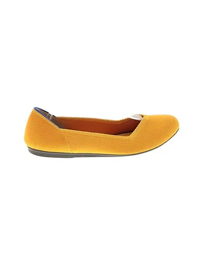Pre-owned Rothys Flats In Yellow