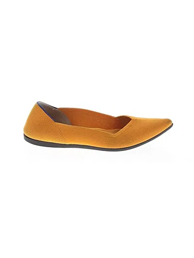 Pre-owned Rothys Flats In Yellow