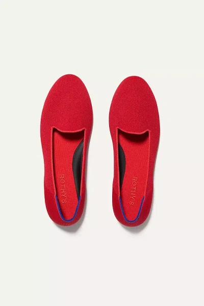 Rothys Lounge Loafers In Red