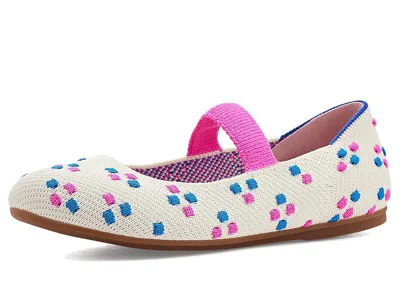 Rothys Mary Jane (toddler/little Kid/big Kid) Girls Shoes Bubblegum Pop: 11 Little Kid M In White
