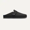 Rothys Men's Clog In Black/neutral In Soft Black