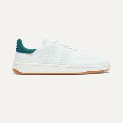 Rothys Men's Court Sneaker In White In Turf
