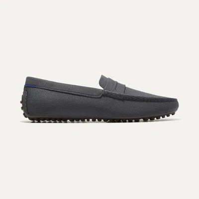 Rothys Men's Driving Loafer In Grey In Graphite Grey