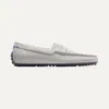 Rothys Men's Driving Loafer In Grey/neutral In Light Grey Herringbone