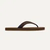Rothys Men's Flip Flop In Brown/neutral In Driftwood Brown