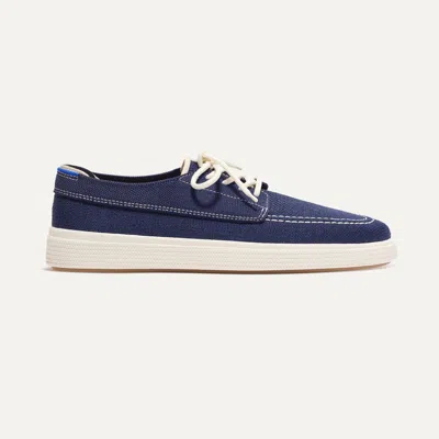 Rothys Men's Ravello Boat Shoe In Blue In Nautical Navy