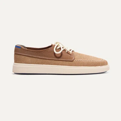 Rothys Men's Ravello Boat Shoe In Brown/neutral In Nautical Brown