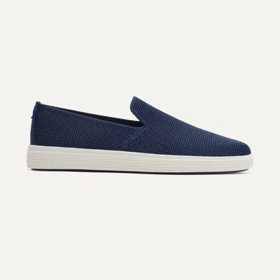 Rothys Men's Ravello Slip On Sneaker In Blue In Dark Navy