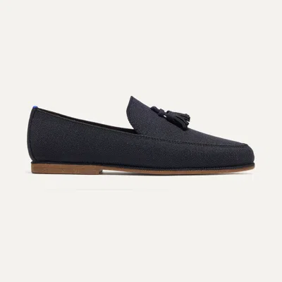 Rothys Men's Ravello Tassel Loafer In Black/neutral
