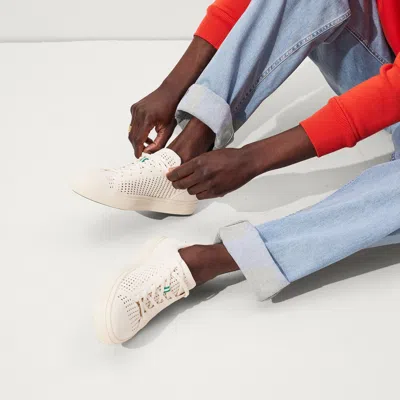 Rothys Men's Rs02 Sneaker In White/neutral