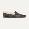 Rothys Men's Slipper In Brown In Brown Buffalo Check
