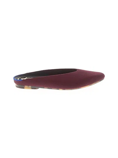 Pre-owned Rothys Mule/clog In Burgundy
