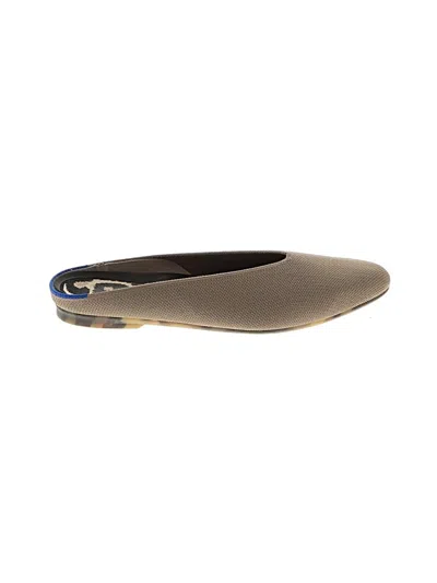 Pre-owned Rothys Mule/clog In Tan