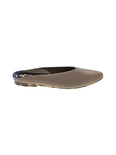 Pre-owned Rothys Mule/clog In Tan