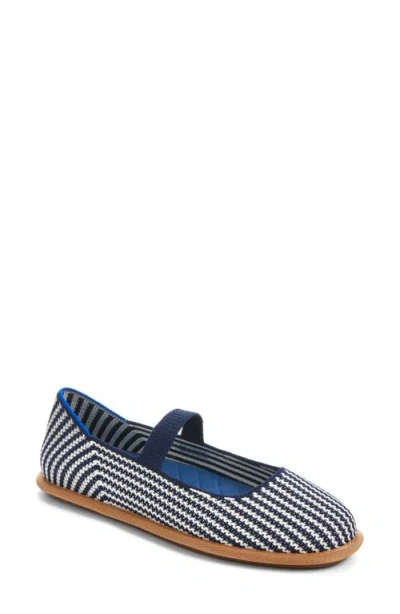 Rothys Rothy's Cruiser Mary Jane Flat In Blue