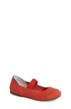Rothys Rothy's Kids' Mary Jane Flat In Red