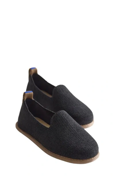 Rothys Rothy's Kids' The Revelvet Mini Loafer In Black