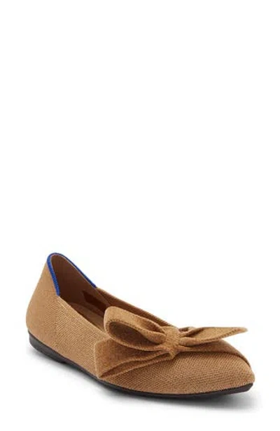 Rothys Rothy's The Bow Point Ii Flat In Brown