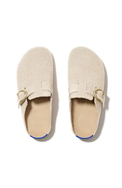 Rothys Women's The Buckle Clogs In Honeybun Bouclé