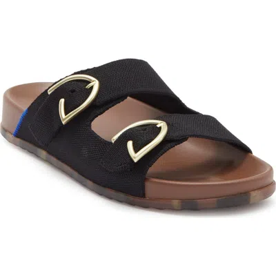 Rothys Rothy's The Buckle Slide Sandal In Black