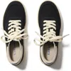 Rothys The Court Sneaker In Black/neutral In Black