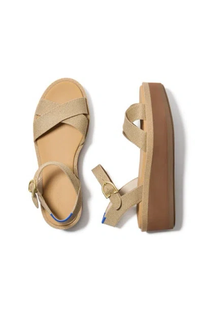 Rothys Rothy's The Criss-cross Lightweight Wedge In Aurora