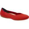 Rothys The Daily Flat In Red In Red