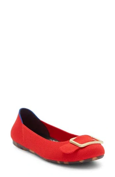 Rothys Rothy's The Emblem Flat In Cardinal